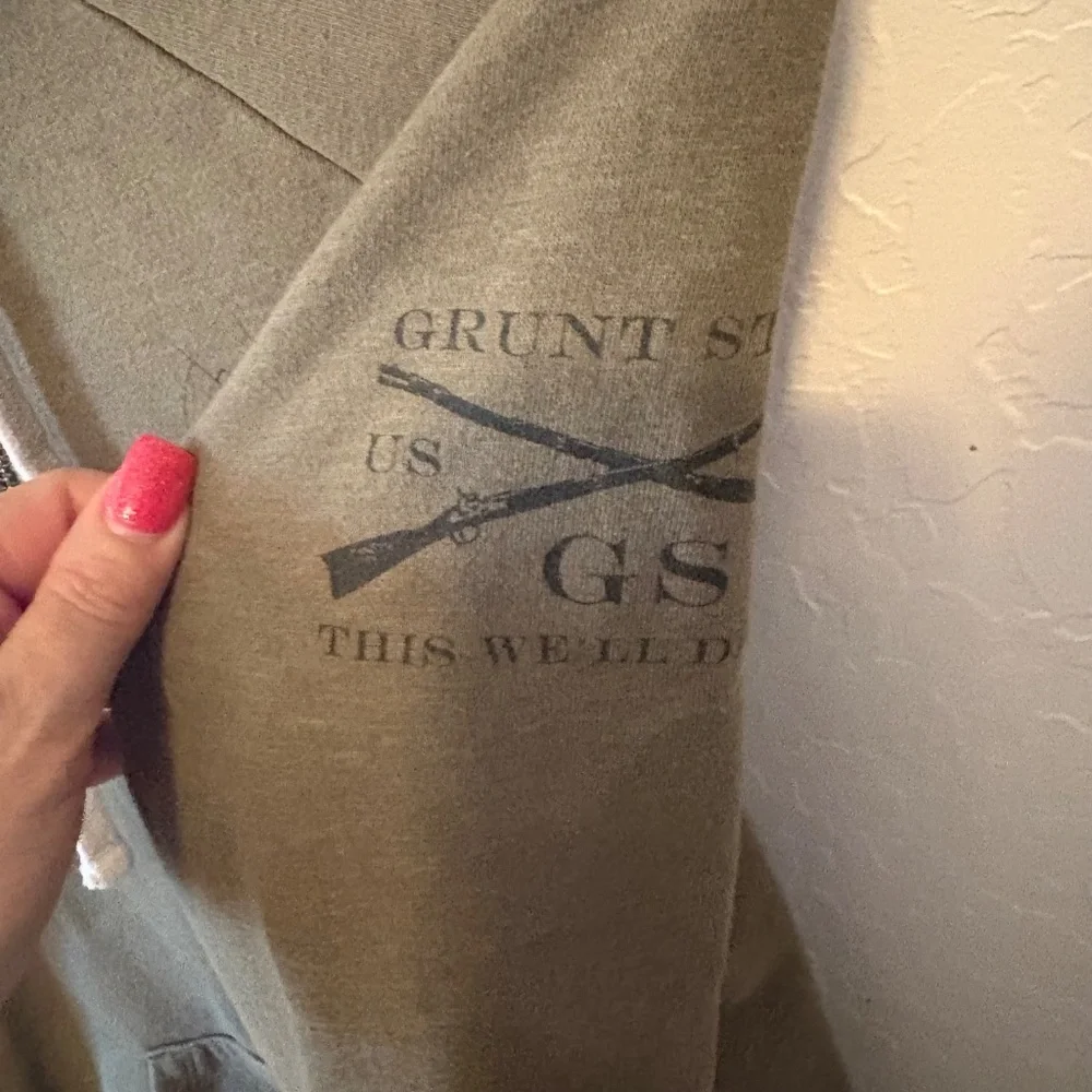 WOMEN'S HEART AND SOUL OF A WARRIOR FULL-ZIP HOODIE - MILITARY GREEN XL - Picture 6 of 8